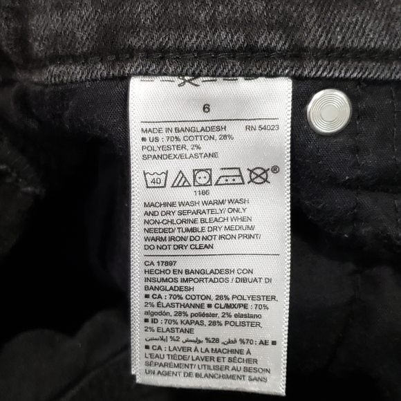 Old Navy Bleach dyed jeans size 6 - Picture 10 of 12